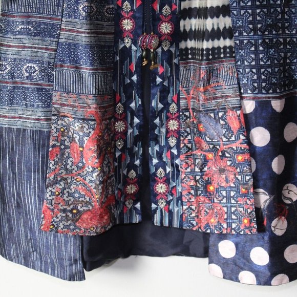 NWOT Soft Surroundings Montebleu Topper Mixed Print Kimono Cardi Large H13180 - Picture 4 of 11